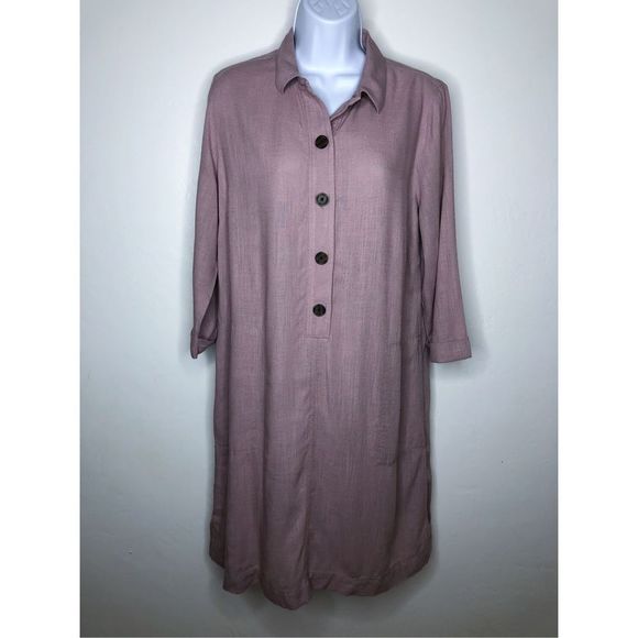 J. Jill Dresses & Skirts - J Jill linen shirt dress size Small